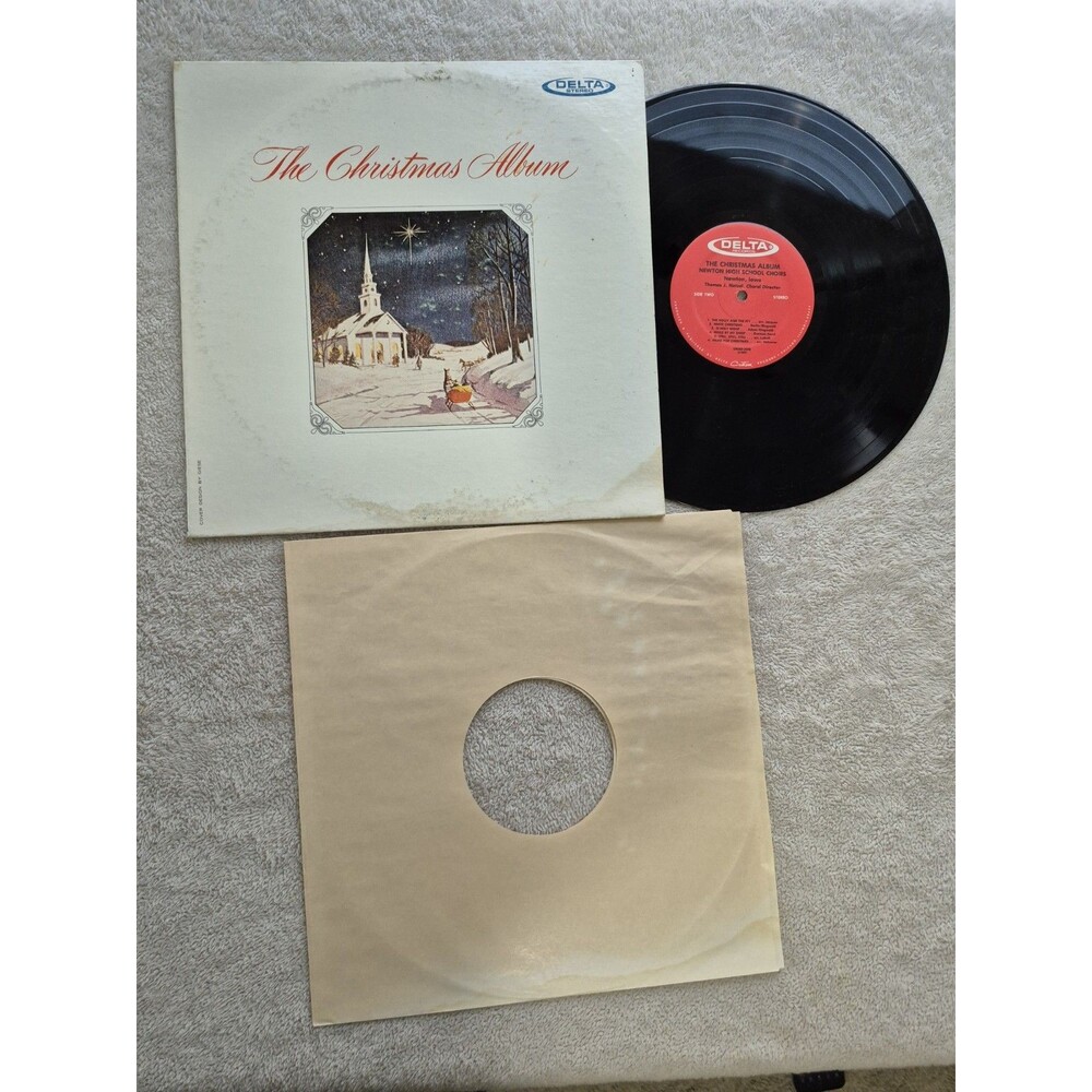 Newton High School Choirs Christmas Album LP Iowa Delta DRS82-203 Vinyl Record